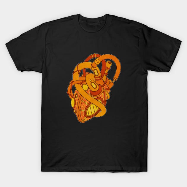 Mechanical Heart T-Shirt by Woah_Jonny